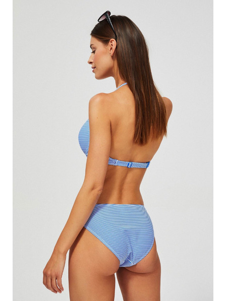 Moodo Parte jos de costum de baie în dungi albastru Moodo