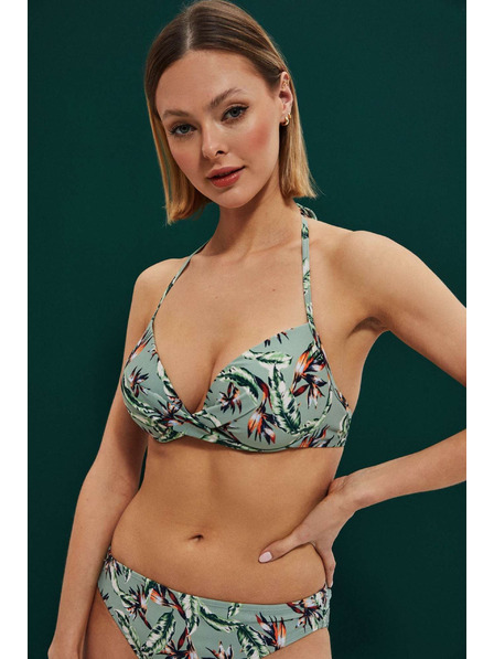 Moodo Top de bikini argintiu Moodo