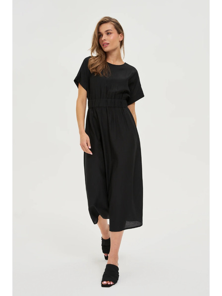 Moodo Rochie din viscoză neagră Moodo