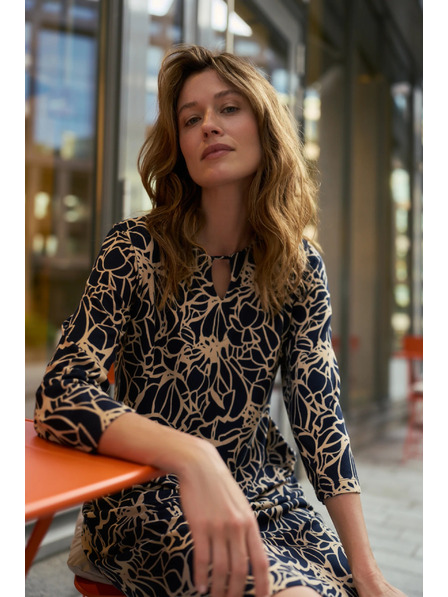 Moodo Rochie florală albastru închis Moodo