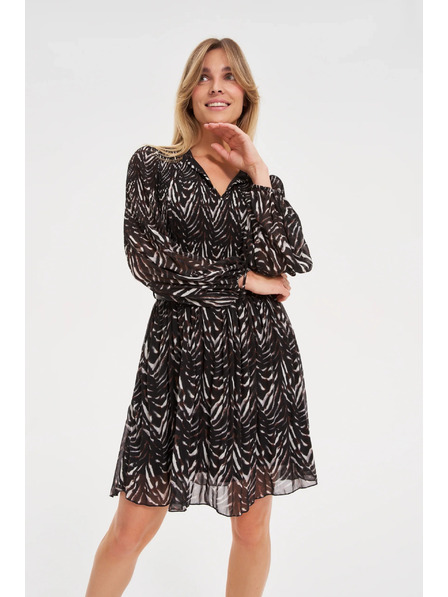 Moodo Rochie maro cu curea Moodo