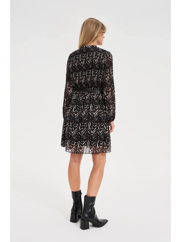 Moodo Rochie maro cu curea Moodo