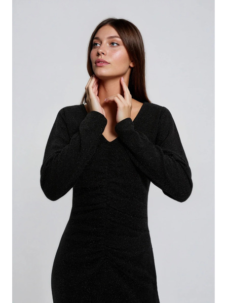 Moodo Rochie neagră body Moodo