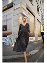 Moodo Rochie midi neagră Moodo
