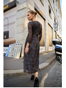 Moodo Rochie midi neagră Moodo