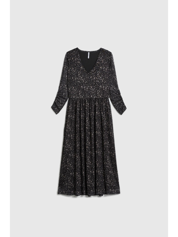 Moodo Rochie midi neagră Moodo