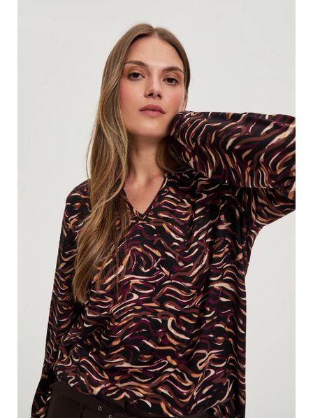 Moodo Pulover cu mânecă lungă negru Moodo