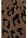 Moodo Pulover cu model de leopard maro Moodo