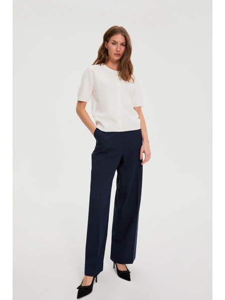 Moodo Pulover cu mânecă scurtă alb Moodo