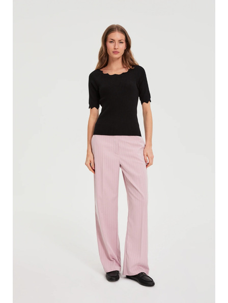 Moodo Pulover negru mulat Moodo