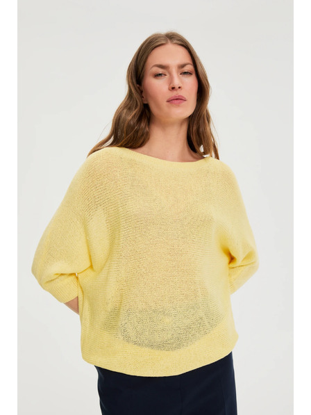 Moodo Pulover subțire galben Moodo