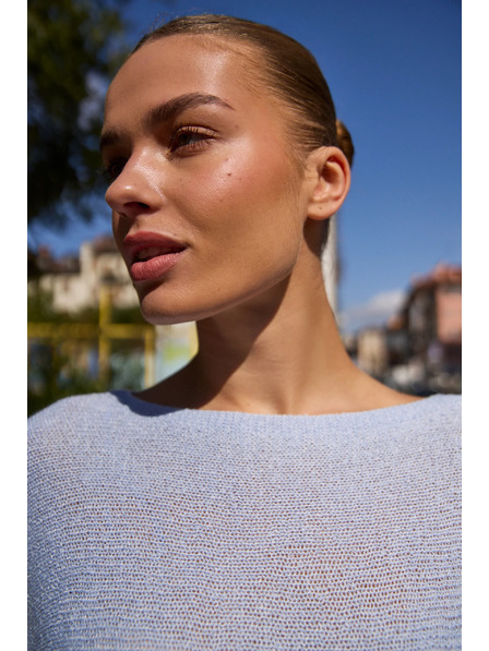 Moodo Pulover subțire albastru Moodo