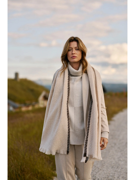 Moodo Șal neted bej Moodo