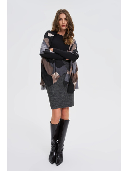 Moodo Șal cu model gri Moodo