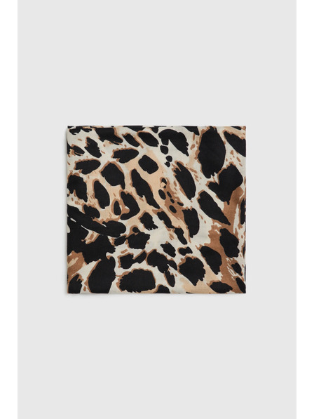 Moodo Șal cu imprimeu animal bej Moodo