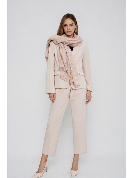 Moodo Șal cu imprimeu bej Moodo