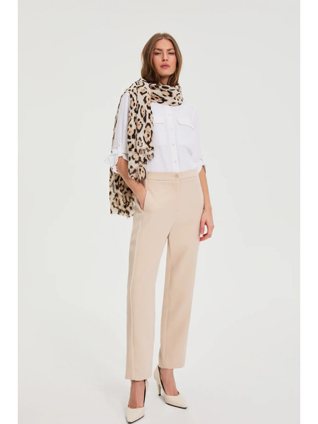 Moodo Șal în model leopard bej Moodo