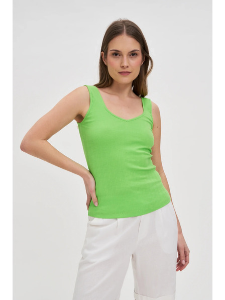 Moodo Top nervurat verde Moodo