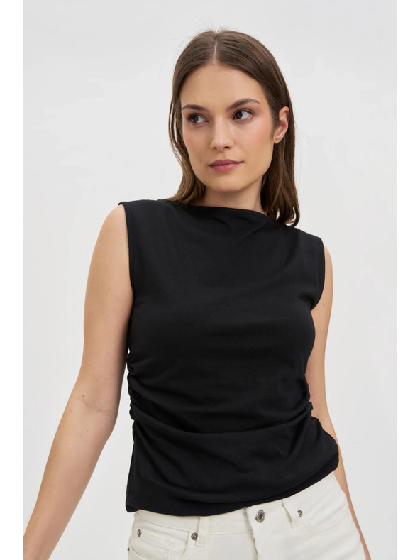 Moodo Top negru neted Moodo