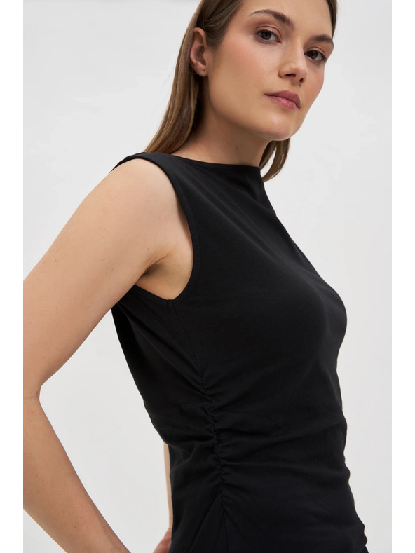 Moodo Top negru neted Moodo