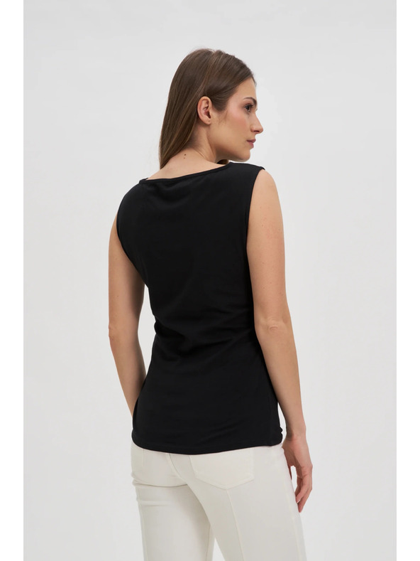 Moodo Top negru neted Moodo