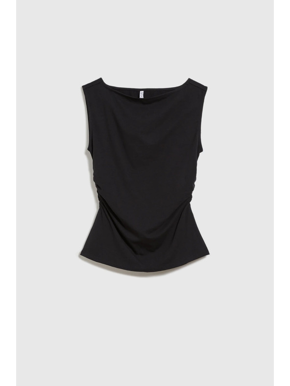 Moodo Top negru neted Moodo