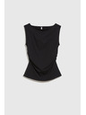 Moodo Top negru neted Moodo