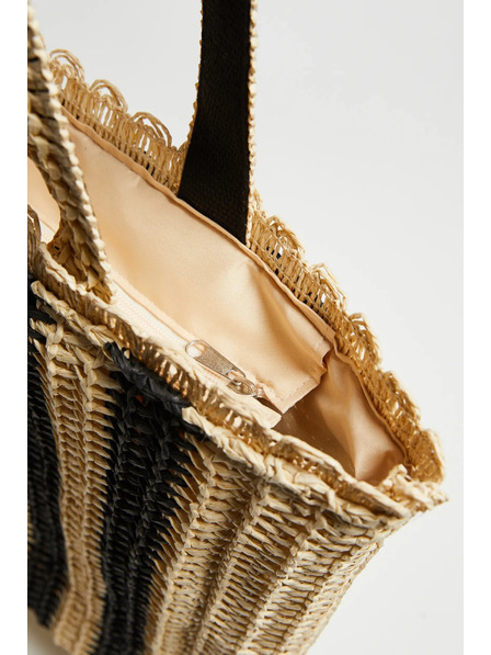 Moodo Geantă mare cu dungi Moodo