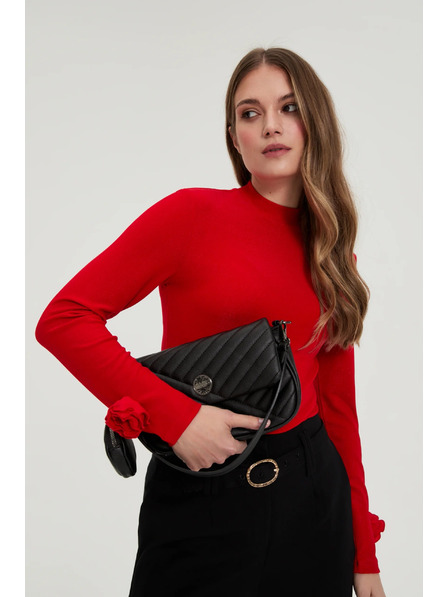 Moodo Geantă neagră cu mâner dublu Moodo