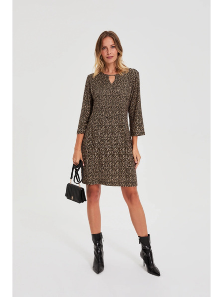 Moodo Geantă mică neagră cu mânere lungi Moodo