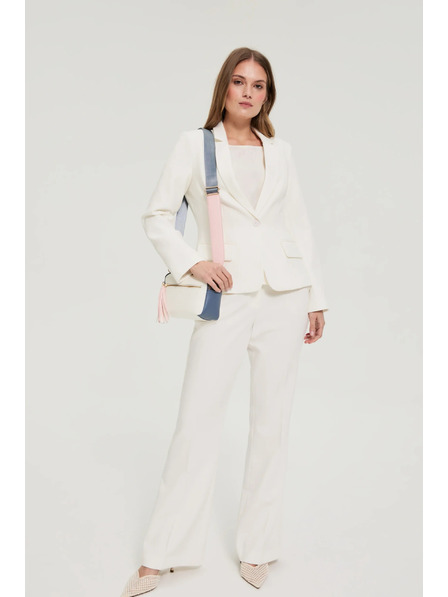 Moodo Geantă albă cu mâner lung Moodo