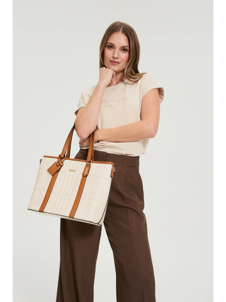 Moodo Geantă mare bej Moodo