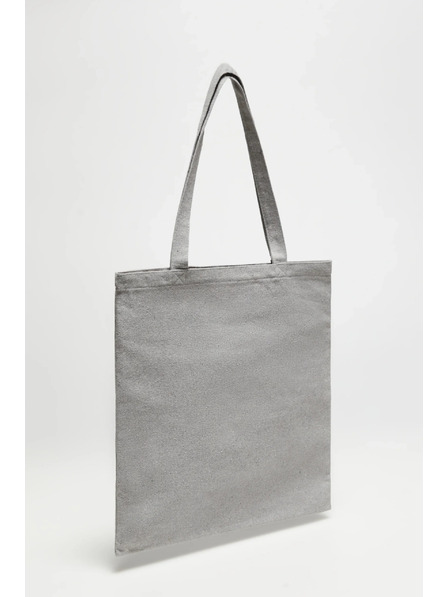 Moodo Geantă de cumpărături gri cu imprimeu Moodo