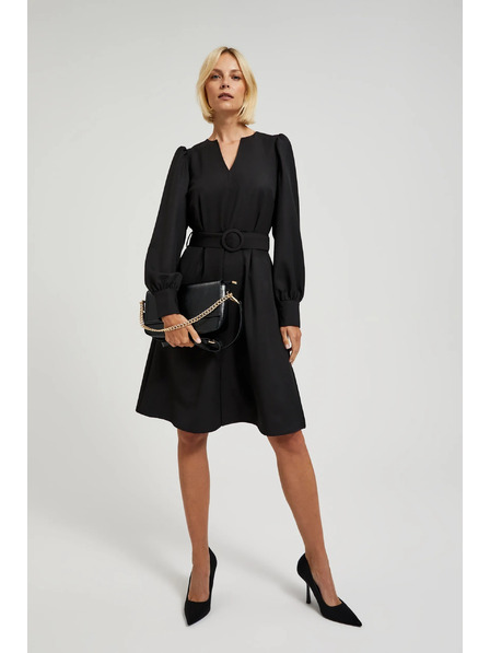 Moodo Geantă elegantă neagră cu lanț Moodo