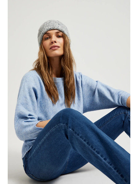 Moodo Șapcă nervurată gri Moodo