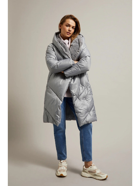 Moodo Jachetă cu matlasare gri Moodo