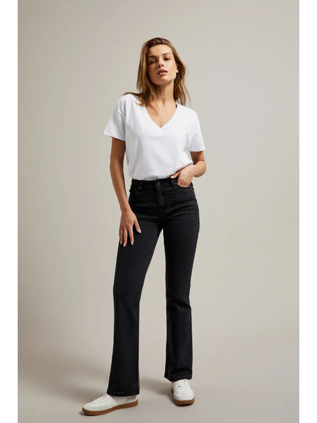 Moodo Blugi negri evazați Moodo