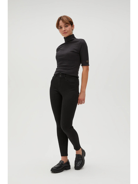 Moodo Blugi netezi slim negri Moodo