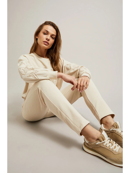 Moodo Pantaloni de trening bej Moodo