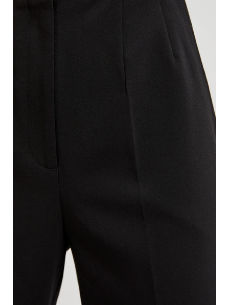 Moodo Pantaloni netezi negri la tiv Moodo