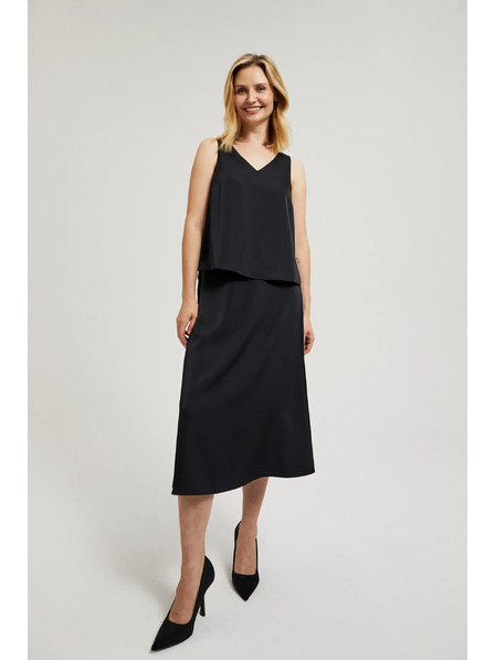 Moodo Fustă A-line neagră Moodo