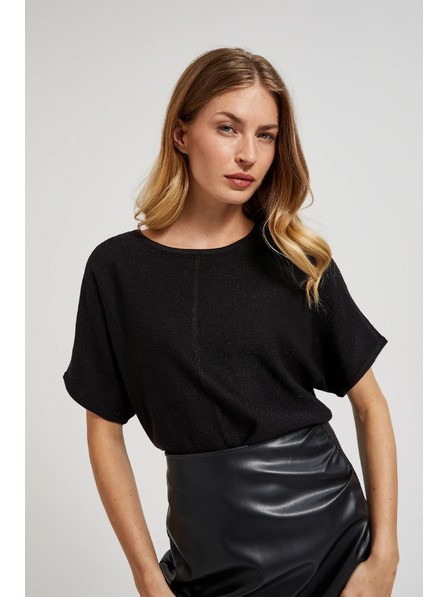 Moodo Fustă creion din piele ecologică neagră Moodo