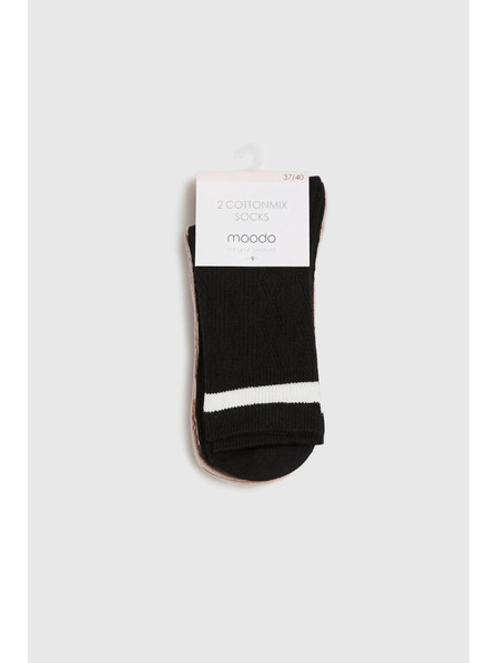 Moodo 2 perechi de șosete lungi Moodo