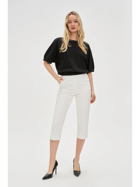 Moodo Pantaloni albi tip pește Moodo