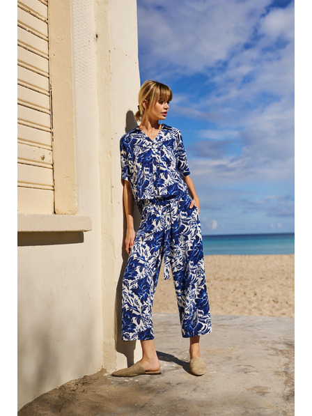 Moodo Fustă-pantalon albastră Moodo