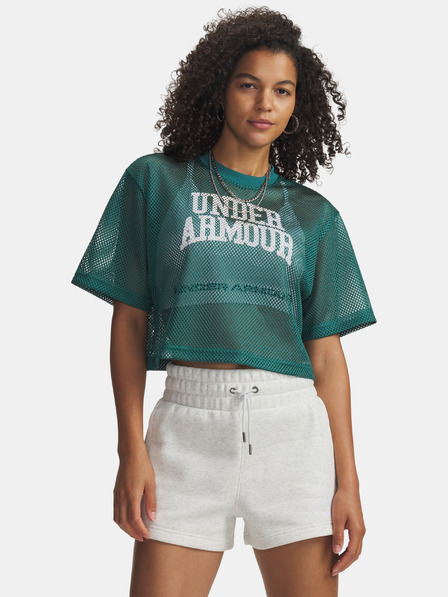 Under Armour Tricou pentru femei Under Armour UA Football Mesh Crop Tee