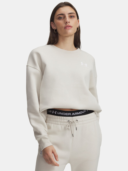 Under Armour Tricou pentru femei Under Armour UA Icon Fleece OS Crew