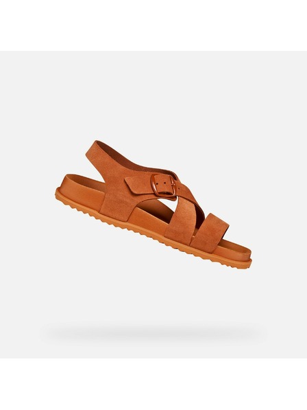 Geox Papuci portocalii pentru femei Geox Sandybett