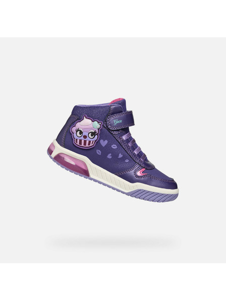 Geox Geox Inek Girl - adidași mov pentru fete