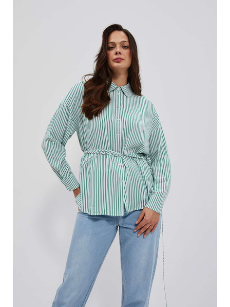 Moodo Cămașă cu dungi pentru femei Moodo